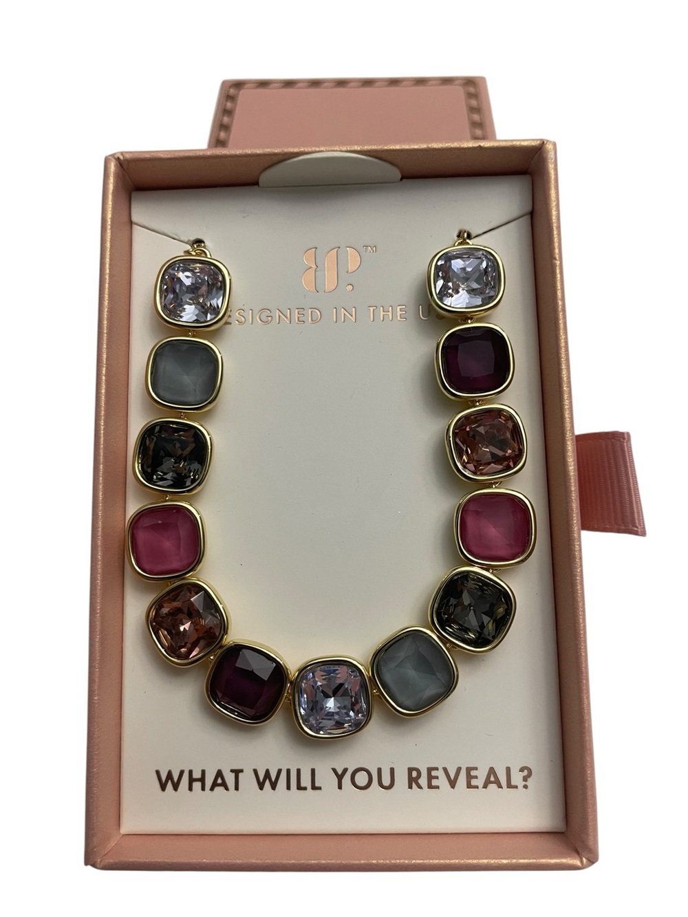Bomb Party- Holiday Jewel Candy  “Iced But Not Subtle” Black Cherry Dusk/Gold